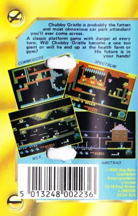 Chubby Gristle box cover back